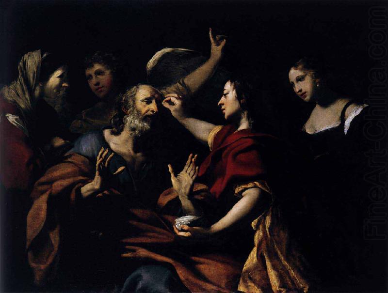 Tobias Healing the Blindness of His Father, Jacques Blanchard